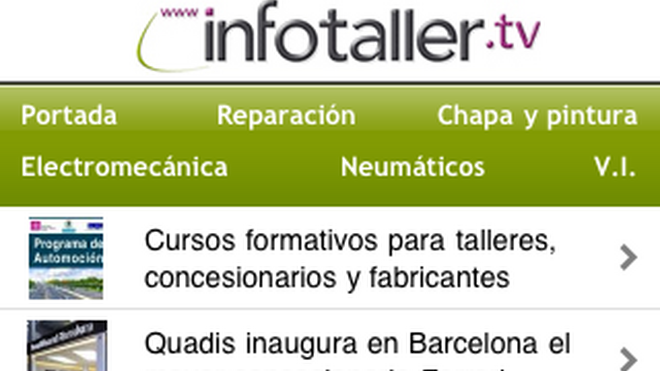Infotaller.tv, la primera web para talleres en App Store y Android Market