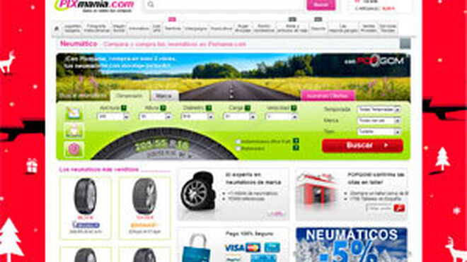 Venta online de neumáticos, también desde Pixmanía
