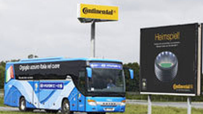 Neumáticos Continental, en los autobuses del Mundial