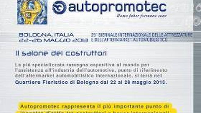 La 25ª edición de Autopromotec se celebrará en mayo de 2013
