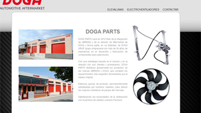Doga Parts estrena página web