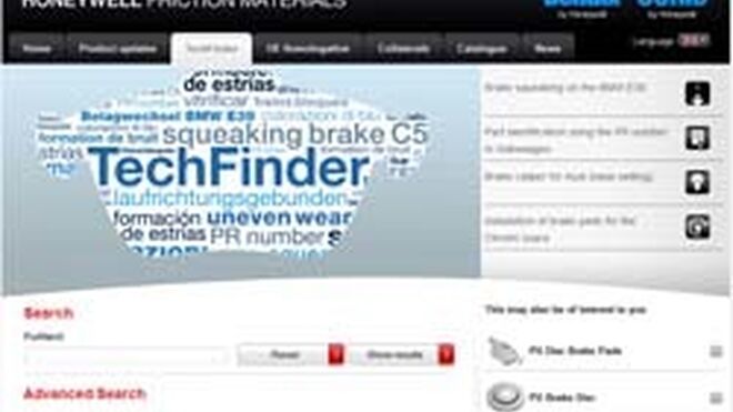 TechFinder para el diagnóstico de problemas de frenos
