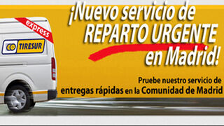 Tiresur ofrece entregas urgentes de neumáticos en Madrid