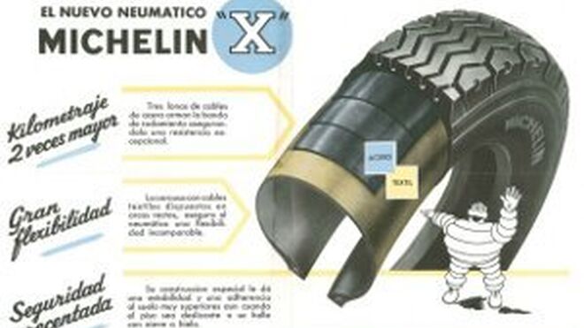 El neumático Michelin X Radial de camión cumple 60 años