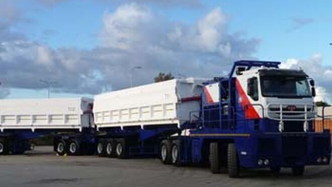 Goodyear calza al camión de obra más grande del mundo, Tractomas