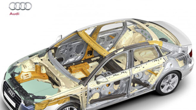 Metal, plástico y carbono, la receta de Audi para adelgazar