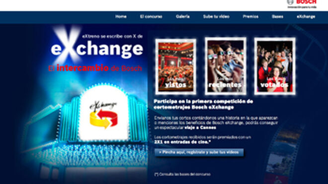 Bosch promociona eXchange con un concurso de cortometrajes