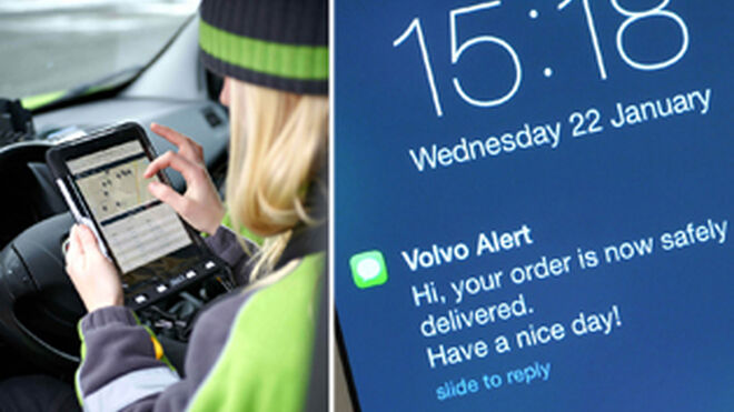 Volvo inventa el coche que recibe paquetes