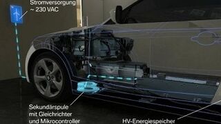 BMW crea la carga por inducción para híbridos y eléctricos