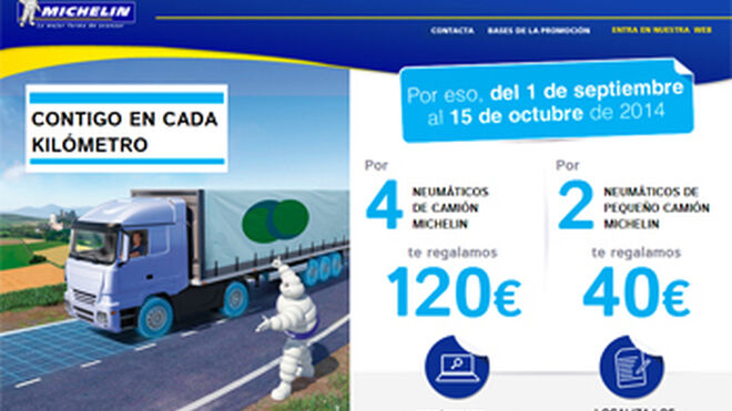 Michelin regala hasta 120 euros por comprar cubiertas de camión