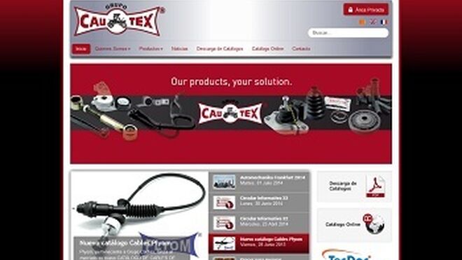 Grupo Cautex presentó su nueva web en Automechanika Frankfurt
