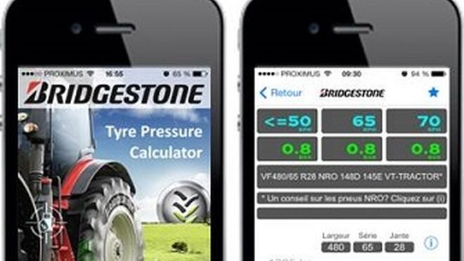 Bridgestone lanza una app para neumáticos agrícolas