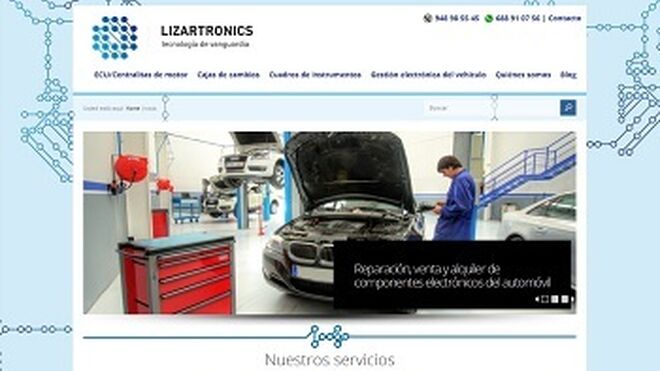 Lizartronics renueva su página web