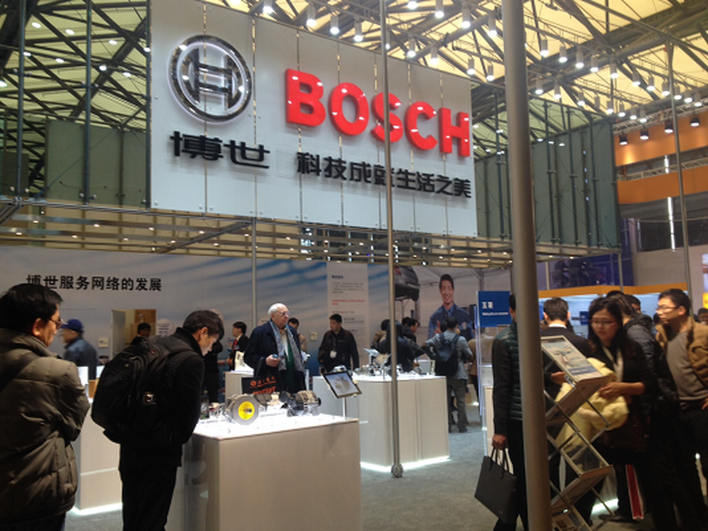 El stand de Bosch, como es habitual, es de los que acapara más metros cuadrados.