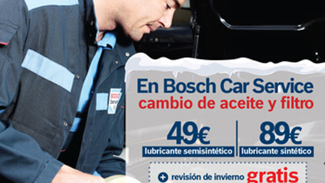 Bosch Car Service, revisiones gratis por cambiar aceite y filtro