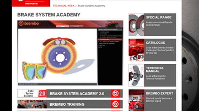 Brembo pone en marcha la versión online de su academia de formación
