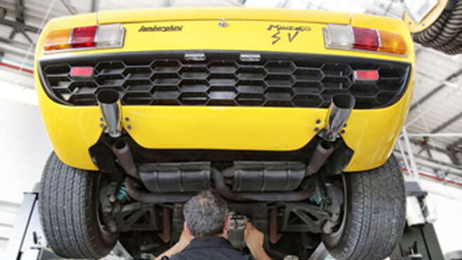 Lamborghini reabre su división de restauración de clásicos