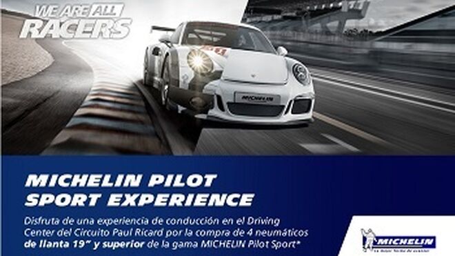 Experiencia de conducción en Paul Ricard al comprar cubiertas Michelin