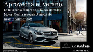 Motor Mecha regala tres años de taller por comprar un Mercedes