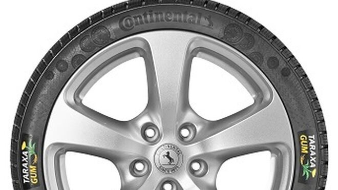 Continental ya prueba en coches su neumático Taraxagum
