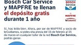 Bosch Car Service entra en el programa de fidelización de Mapfre