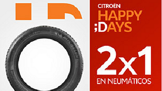 Citroën oferta un 2x1 en neumáticos