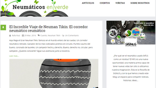 Signus pone en marcha su blog 'Neumáticos en verde'