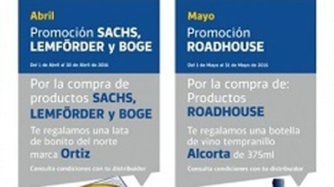 Serca premia la compra de productos Sachs, Lemförder, Boge y Road House