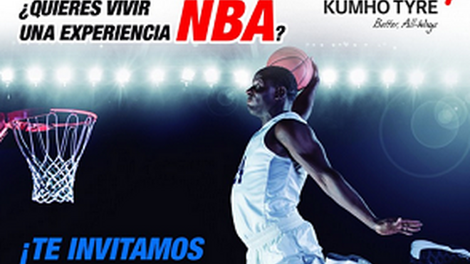 Kumho regala entradas para los NBA Global Games