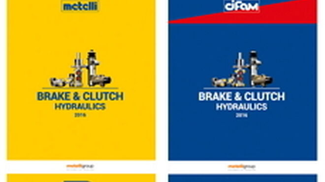 Nuevos catálogos de frenos y embragues hidráulicos de las marcas de Metelli