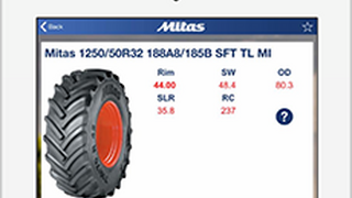 Mitas presenta una app que elige la presión adecuada para neumáticos agrícolas
