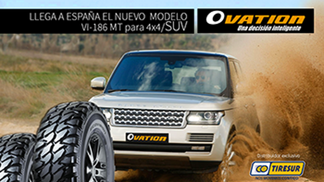 Llega a España el neumático 4X4/SUV de Ovation