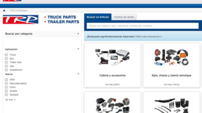 Paccar Parts y DAF Trucks crean el catálogo de recambios TRP eCatalogue