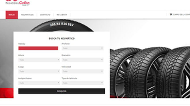 Recambios Colón lanza una nueva web de venta de neumáticos