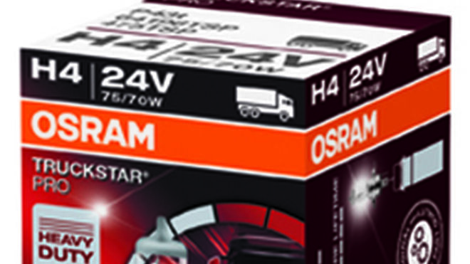 Osram 'optimiza' su gama de lámparas Truckstar Pro para camiones