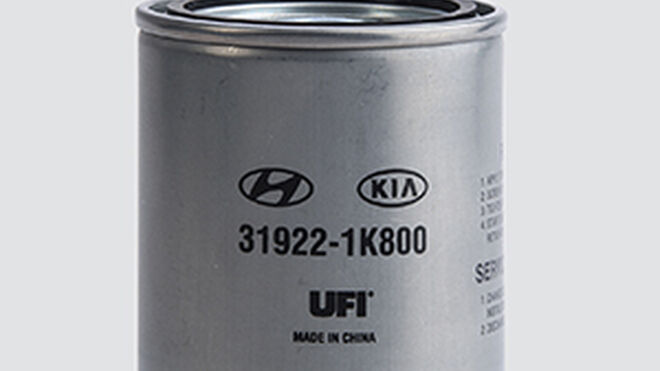 UFI Filters lanza un filtro gasoil para aplicaciones Hyundai y Kia