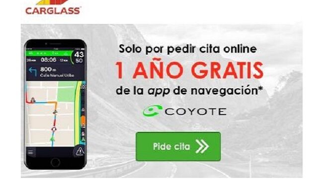 Carglass regala un año de suscripción a la app Coyote