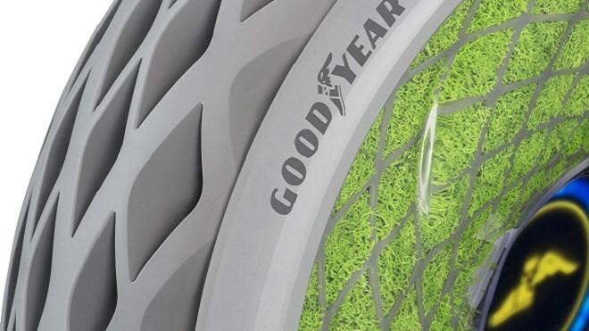 Goodyear presenta un neumático con musgo para una movilidad limpia