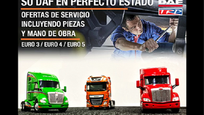 DAF premia a sus clientes con maquetas de camiones a escala