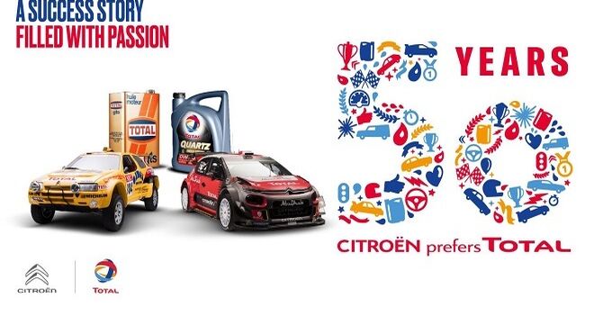 Citroën y Total celebran 50 años de colaboración