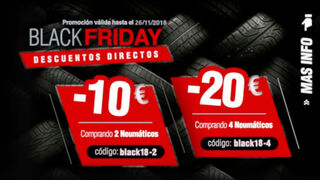 BlackTire ofrece descuentos en neumáticos durante toda la semana del Black Friday