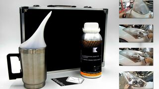 Zaphiro presenta su kit para restaurar faros a base de polímero líquido vaporizado
