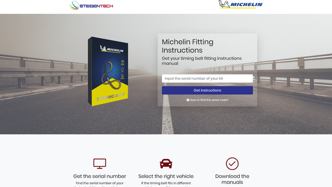 Steigentech crea una plataforma online para el montaje de correas de distribución de Michelin