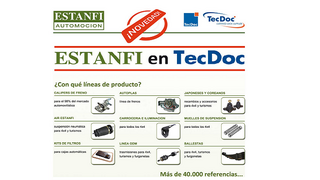 Estanfi anuncia su incorporación al catálogo TecDoc