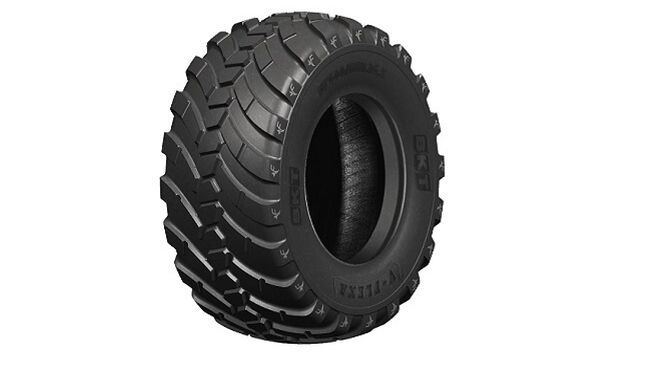 BKT presenta el neumático para remolques agrícolas V-Flexa