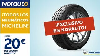 Norauto ofrece hasta 20 euros de descuento por la compra de neumáticos Michelin