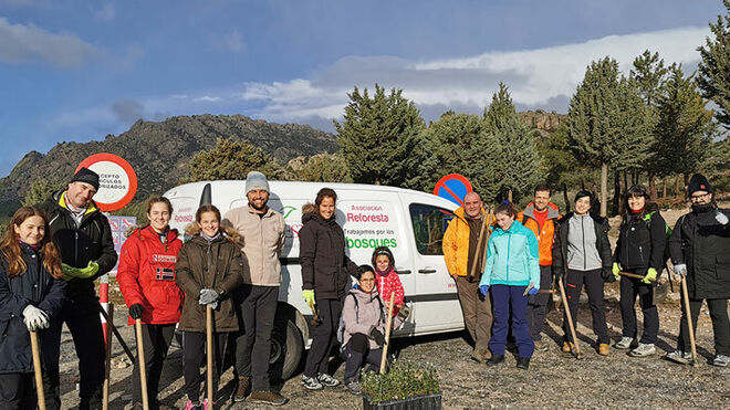 Feu Vert participa en una jornada de reforestación en La Pedriza (Madrid)