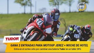 Tudor y SPG sortean entradas para el Gran Premio de Jerez de MotoGP