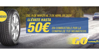 Grupo Sadeco regala hasta 50 euros en combustible por comprar neumáticos Goodyear