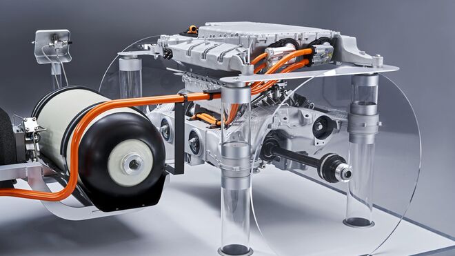 Así será el sistema de propulsión del vehículo de hidrógeno de BMW